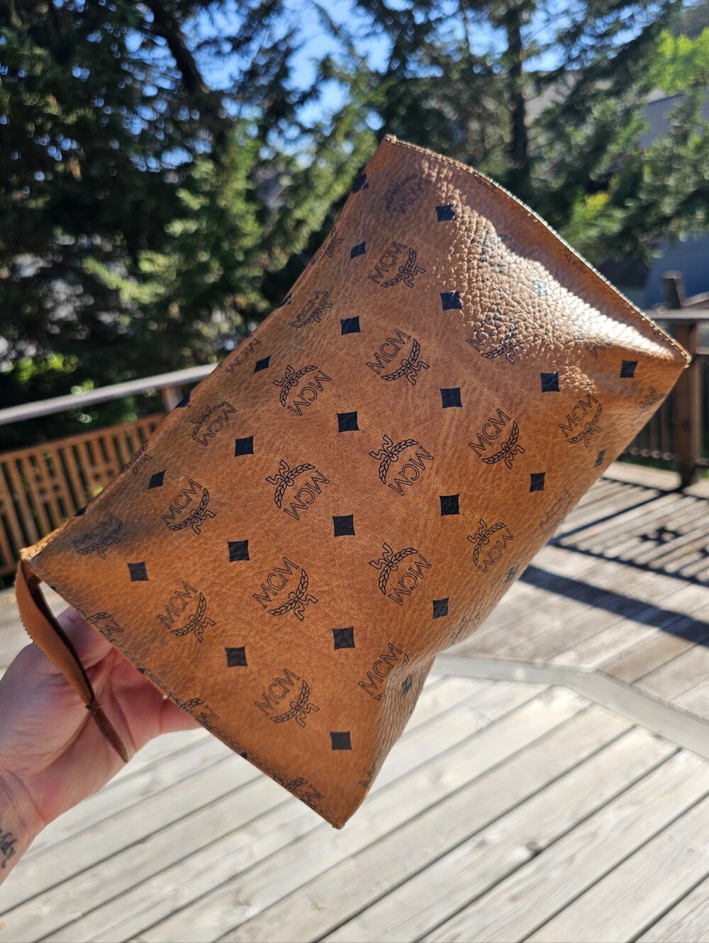 Vintage MCM Visetos Toiletry/Cosmetic Pouch with COA - Picture 4 of 16